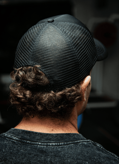 Black Trucker Cap
