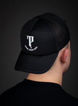 Black Trucker Cap